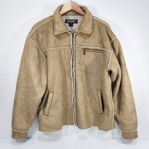 Whispering Smith Faux Sherpa Jacket - Men's Size L Country Rustic Barn